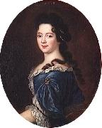 Pierre Mignard Portrait of Marie-Therese de Bourbon, princesse de Conti oil